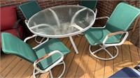 Outdoor table and 4 chairs