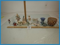 ASSORTED FIGURINES - PORCELAIN AND GLASS