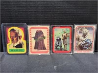 (4) Vintage Star Wars Trading Cards