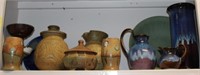 Shelf Lot; 12pc Art Pottery