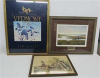 3 Framed Duck Pictures
