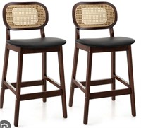 Retail$230 Set of 2 Wood Bar Chair