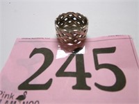 STERLING WEAVE RING SIZE 13.5