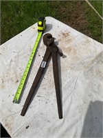 Vintage 18” adjustable plier wrench