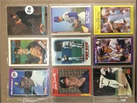 9 Mixed Baseball Cards