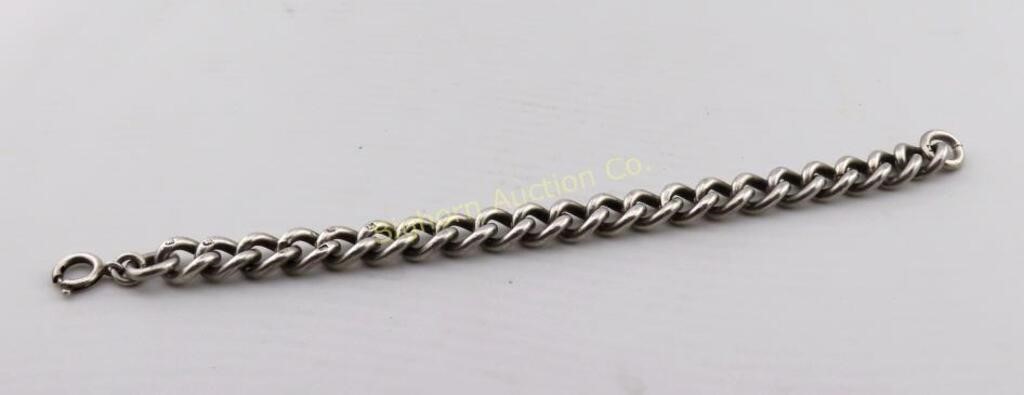 Antique 6" Chain Sterling Silver, 1876