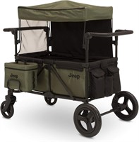 Jeep Deluxe Wrangler Stroller Wagon w/ Cooler Bag