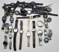 Group of Mostly Quartz Watches: As-Is