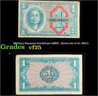 Military Payment Certificate (MPC)  Series 611 $1