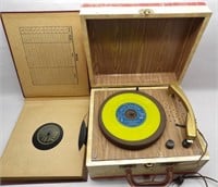 Portable Record Player, 78rpm Records