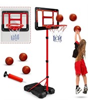 Kids Basketball Hoop with Stand, Adjustable