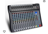 12 Channel Audio Mixer Sound Board DJ Mixer USB