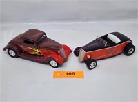 (2) Harley Diecast Banks