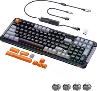 L98 Wireless Keyboard  RGB  PBT  Gray