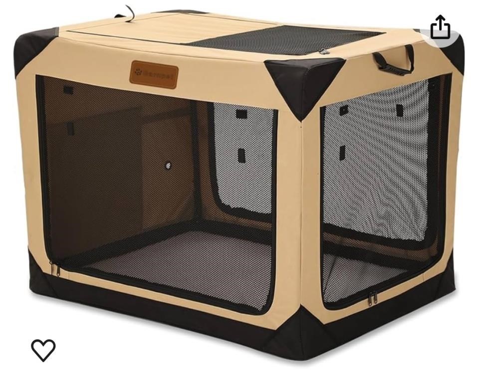 36 Inch Collapsible Soft Dog Crate for Large