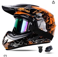 Uchoose Motocross Motorcycle Helmet,Youth & A