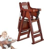 New Wood High Chair with Tray, Baby Highchairs,
