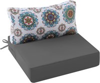 PrimePatio Cushions 26.5x26.5 Inch Grey