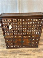 Antique Asian Apothecary Cabinet