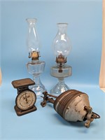 Antique Lamps, Scale, More
