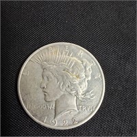 1922 LIBERTY PEACE DOLLAR