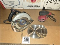 Skil Saw, sander & blades - untested