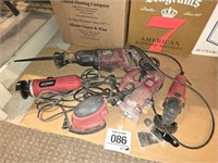 Assorted power tools - untested