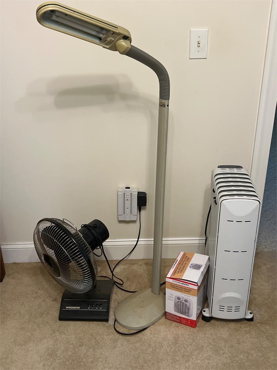 Heater fan lamp (needs bulb)