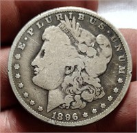 1896 Morgan Silver Dollar "O" - Circulated