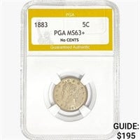 1883 Liberty Victory Nickel PGA MS63+ No Cents