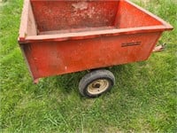 Montgomery Ward Garden cart needs new tires tilt