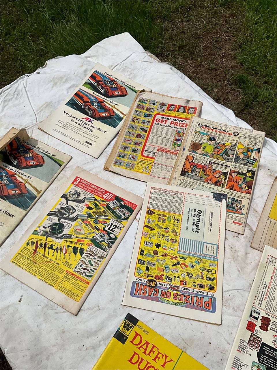 12- vintage comic books