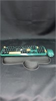 Ubotie Dark Green Wireless Keyboard and Mouse