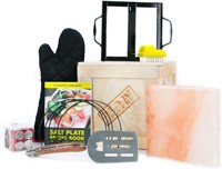 Everest Grill Crate with Salt Block  Skewers  More