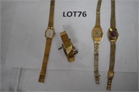 4-Ladies Seiko quartz watches, not working