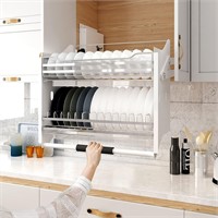 WHIFEA 2 Tier Pull-Out Cabinet Organizer
