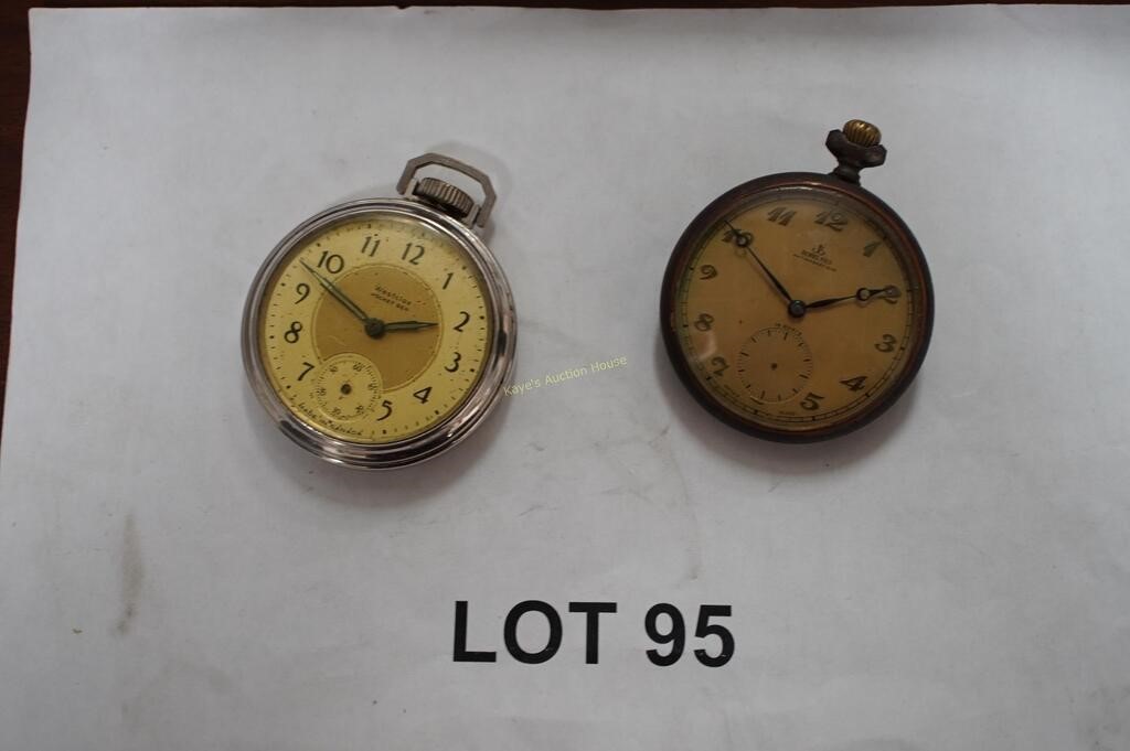 2-old pocket watches for repair