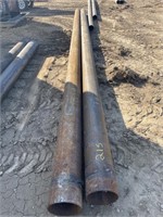 (2) STEEL PIPES 8.5"X25'