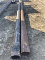 (2) STEEL PIPES 8.5"X30'