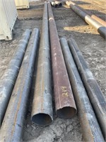 (2) STEEL PIPES 8.5"X30'