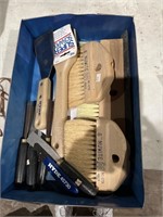Assorted drywall tools