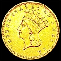 1856 Rare Gold Dollar CLOSELY UNCIRCULATED