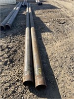 (2) STEEL PIPES 7"X30'