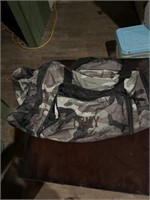 Camouflage duffel bag