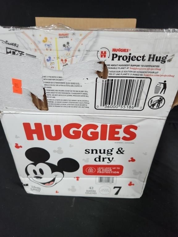 Huggies snug and dry size 7 (42ct)