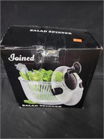 Joined Large Salad Spinner with Drain, Bowl, and