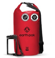 Earth Pak Dry Bag 55L Red with Phone Case