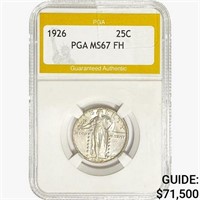 1926 Standing Liberty Quarter PGA MS67 FH
