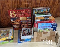 15 JIGSAW PUZZLES, 750 TO 1000 PCS