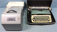 Smith-Corona Typewriter, Wollensak Player, etc.